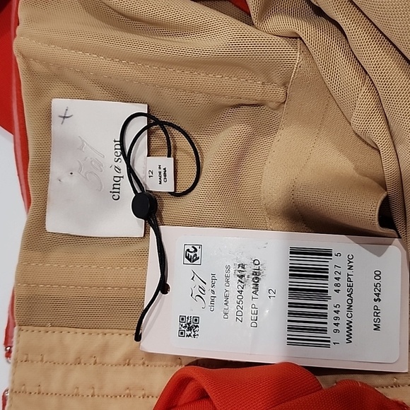 Cinq A Sept Delaney Ruched Midi Dress - Picture 9 of 15